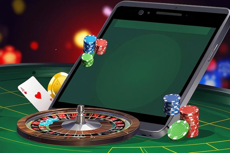 Antarmuka aplikasi paijitu menampilkan meja live dealer dan menu navigasi